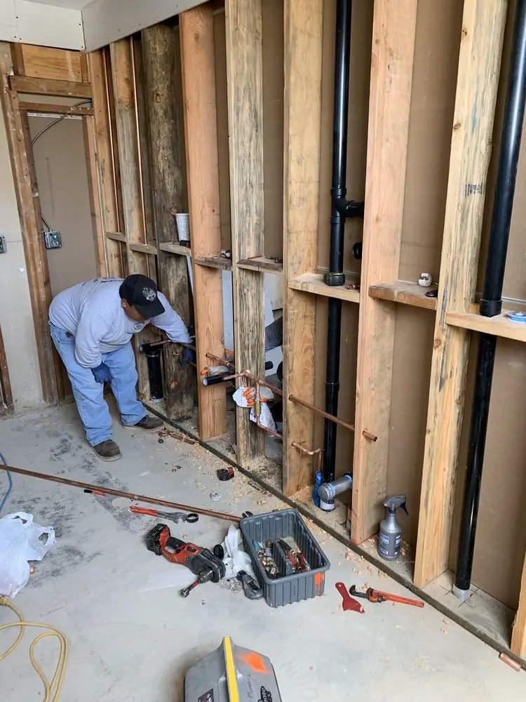 Commercial rough-in plumbing for Gas Line Repair in Oak Meadow